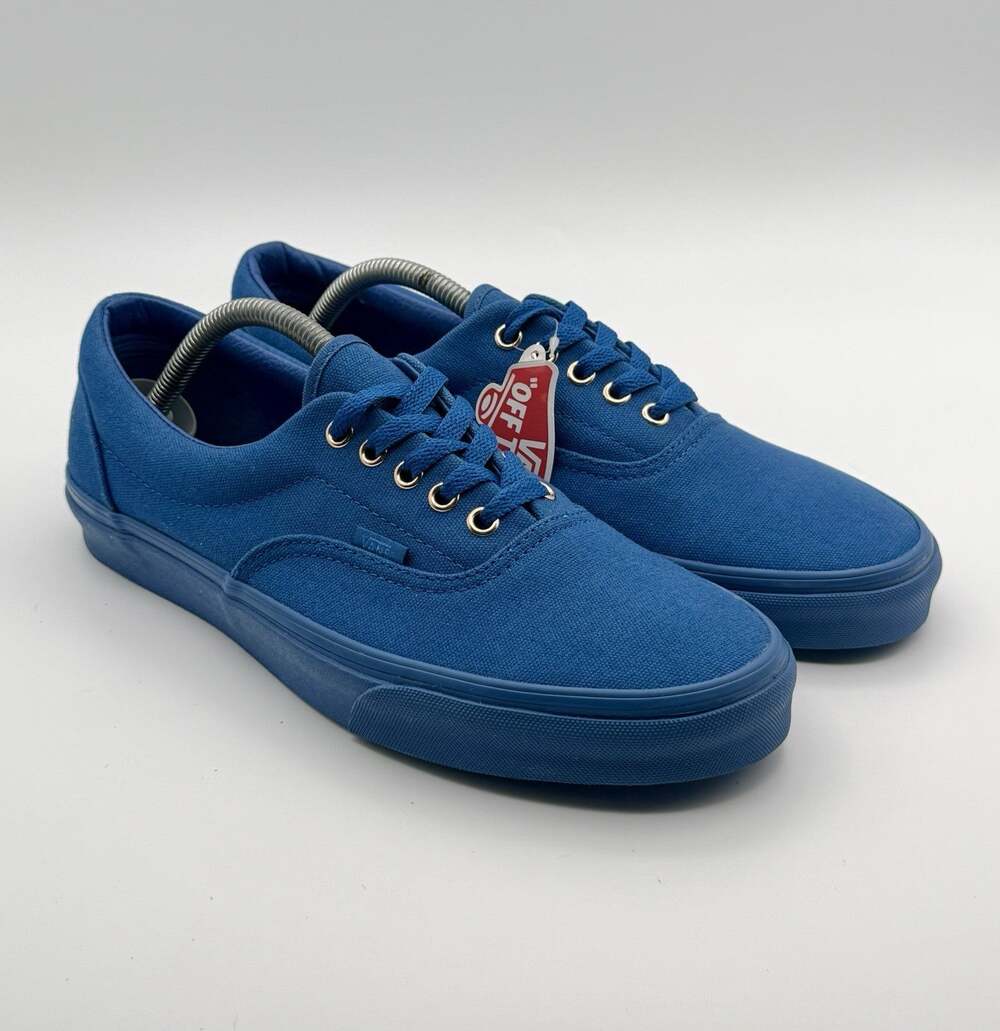 VANS Era Gold Mono Sneakers "Dress Blues" Canvas Design Size M 10.5/W 12 - New